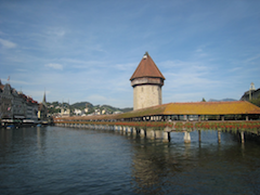 Luzern, Holz Brücke